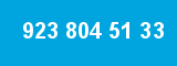 923 804 51 33 923 804 51 33